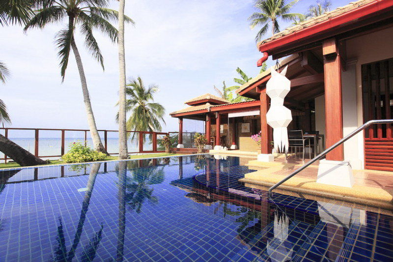 Pao Jin Poon Beach Front Villa Koh Samui Ngoại thất bức ảnh